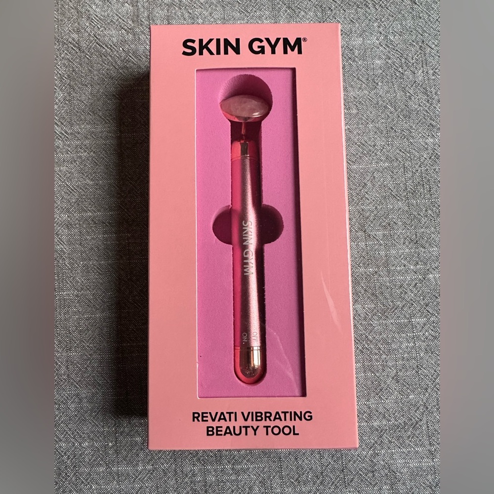 Skin Gym Rose Quartz Revati Vibrating Beauty Tool, Brand NEW, MSRP $59